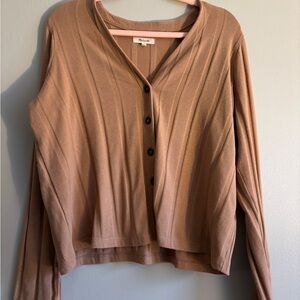 Madewell Tan Cardigan